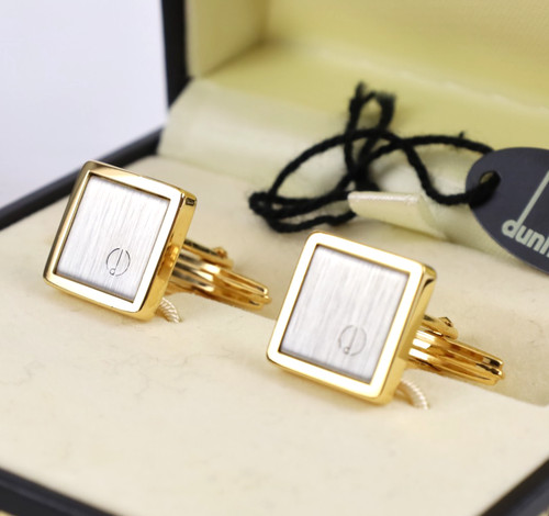 Dunhill square cufflinks - square,