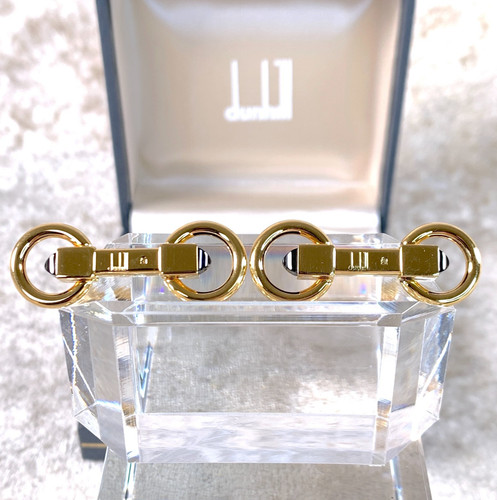 Vintage dunhill cufflinks gold - dunhill,