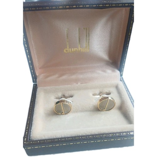 Dunhill cufflinks men minimal - cufflinks,