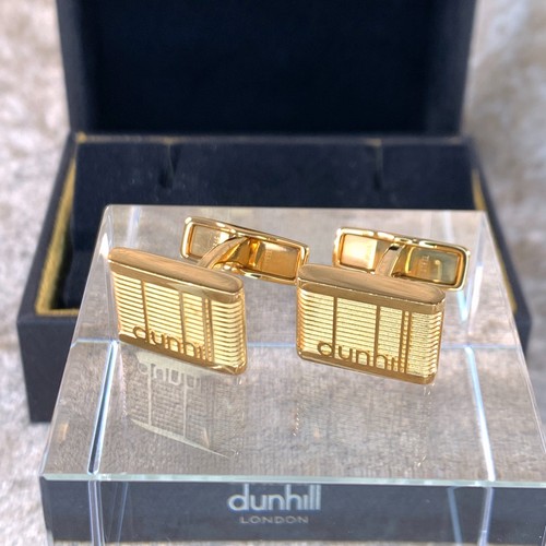 Dunhill cufflinks rectangle - cufflinks,