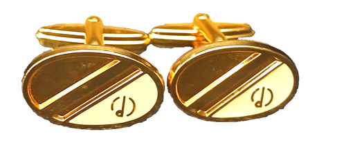 Dunhill cufflinks gold plated - cufflinks,