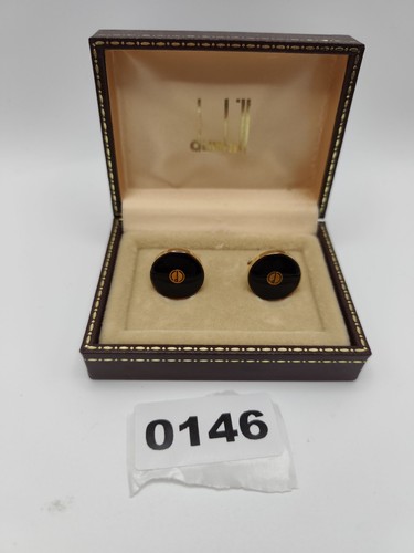 Dunhill black gold - black, round