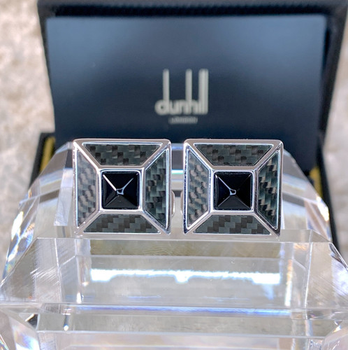 Dunhill cufflinks pyramid - dunhill,