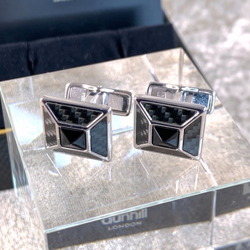 Dunhill cufflinks pyramid - cufflinks,