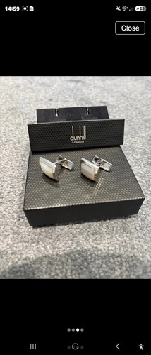 Dunhill square cufflinks - square,