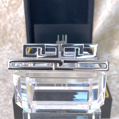 Dunhill cufflinks tie - cufflinks, bar