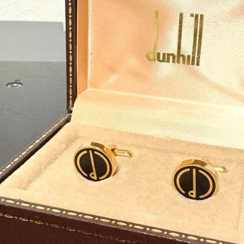 Dunhill cufflinks gold and - cufflinks,