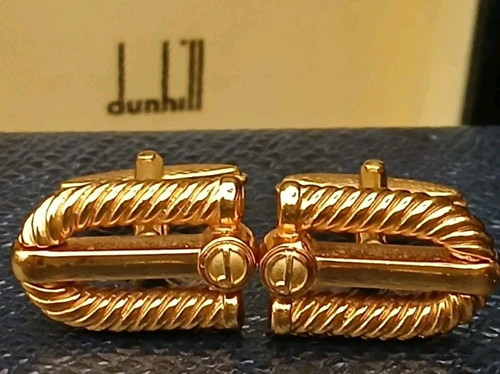 Dunhill cufflinks tie bar - dunhill,