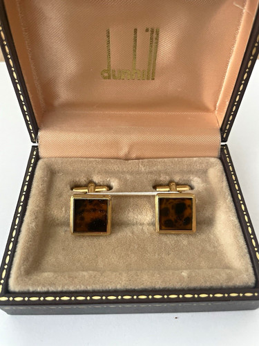 Dunhill gold plated - plated, square