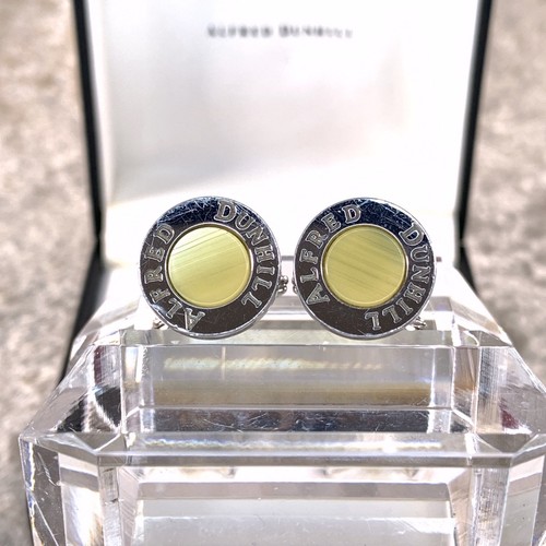 Alfred dunhill round cufflinks - dunhill,