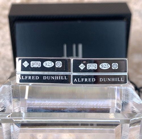 Dunhill cufflinks rectangle - dunhill,