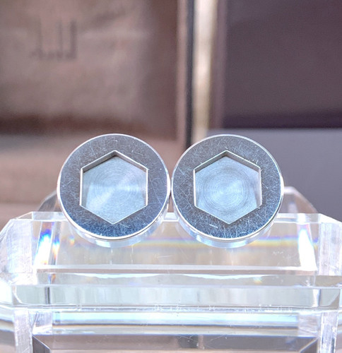 Dunhill cufflinks silver - dunhill,