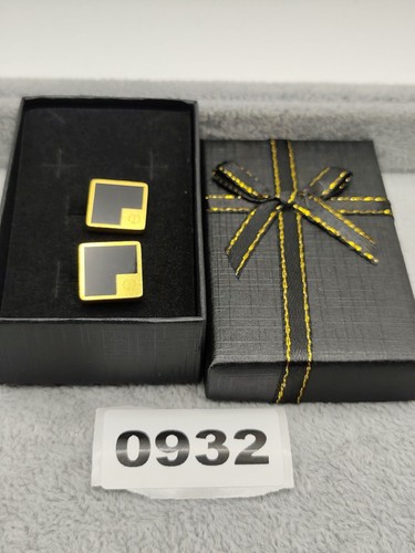 Dunhill black gold - black, square
