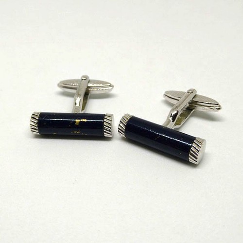 Dunhill cufflinks silver - dunhill, black