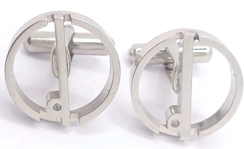 Dunhill cufflinks silver - cufflinks, tone