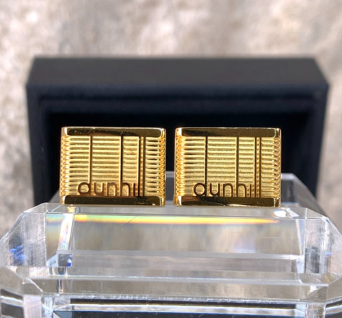 Dunhill cufflinks rectangle - cufflinks,