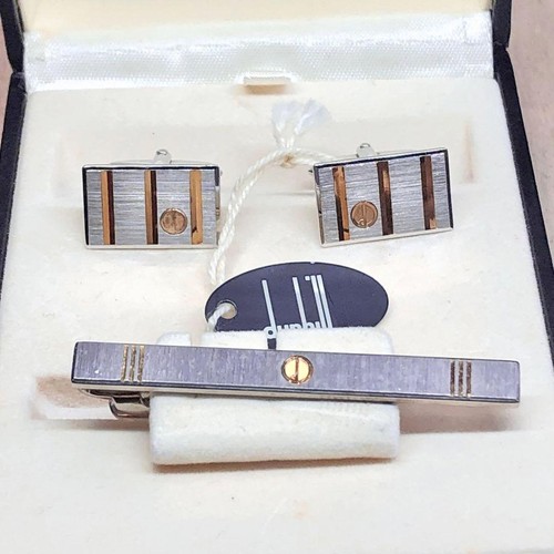 Dunhill stripe design - dunhill, cufflink