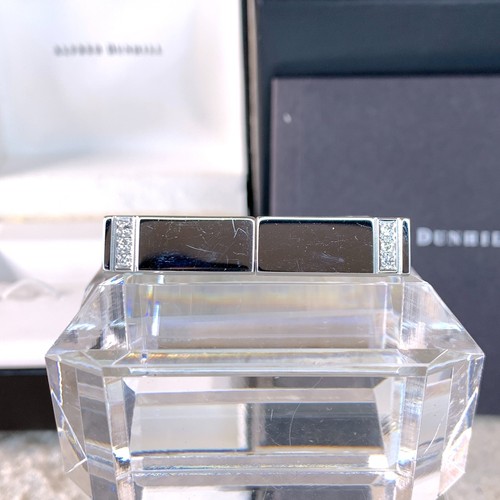 Dunhill cufflinks rectangle - cufflinks,