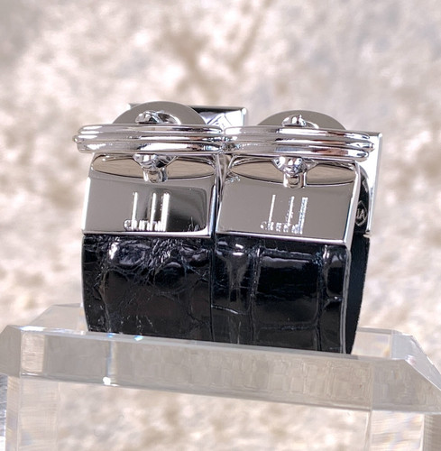 Dunhill cufflinks black - black, exotic