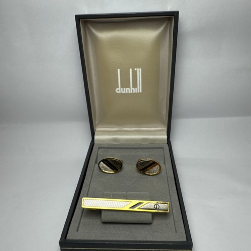 Dunhill boxed cufflinks and - boxed,