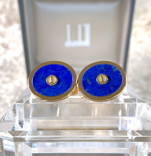 Vintage dunhill cufflinks - vintage, oval