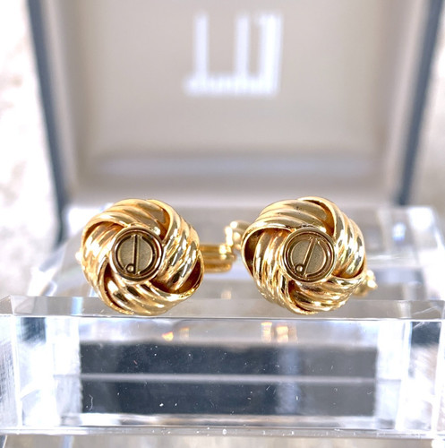 Vintage dunhill cufflinks gold - vintage,