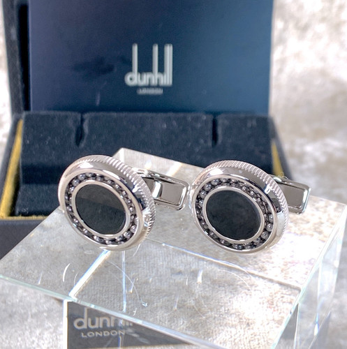 Dunhill round cufflinks - dunhill,