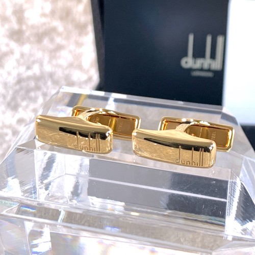 Dunhill cufflinks gold finish - dunhill,
