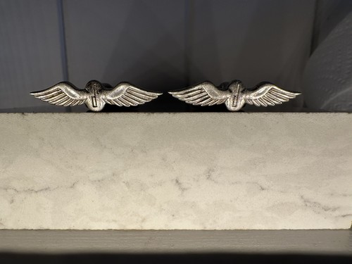 Vintage silver dunhill wings - vintage,
