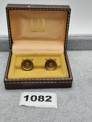 Dunhill gold tone round - gold,