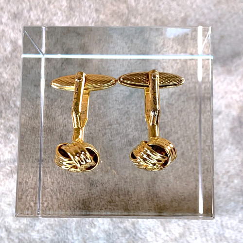 Vintage dunhill cufflinks gold - cufflinks,