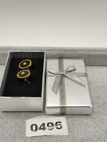 Dunhill men gold black round - dunhill,