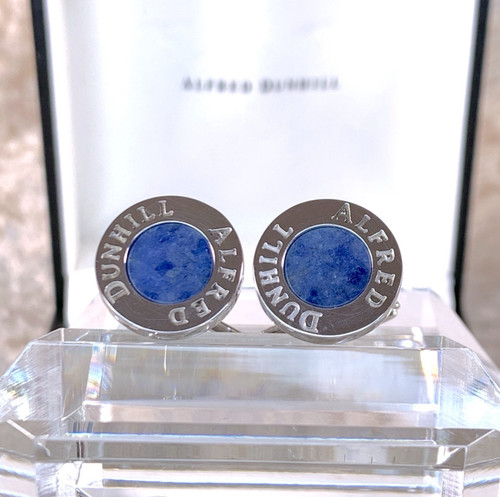 Alfred dunhill cufflinks blue - alfred,