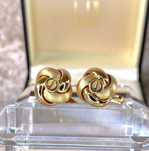 Vintage dunhill cufflinks gold - vintage,