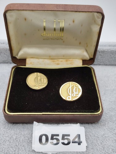 Dunhill gold tone round - dunhill,