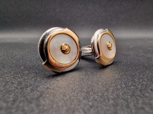 Dunhill cufflinks gold plated - cufflinks,